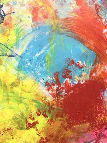 絵画「火花」